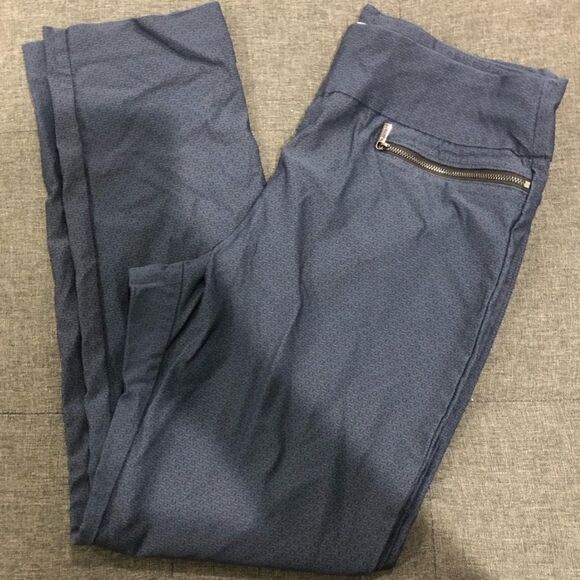 ✨ Calvin Klein Navy Herringbone Pull-On Pants✨ - Picture 8 of 8